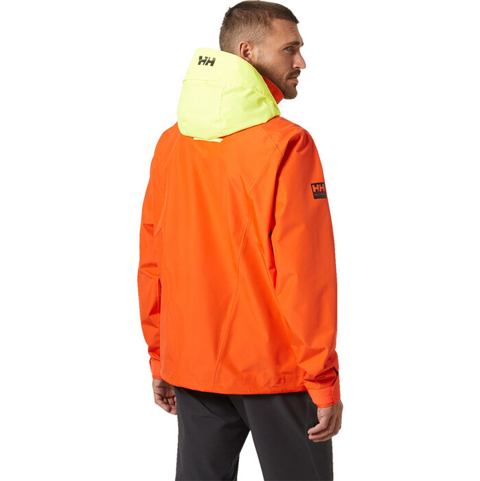 2024 Helly Hansen Mnner Inshore Cup Sailing Jacket 34404 - Flame